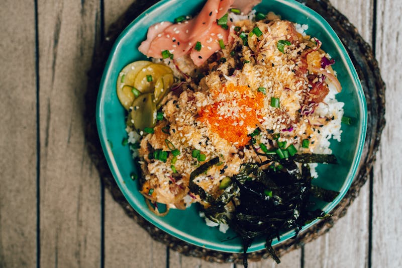 Tonijn poke bowl met mango